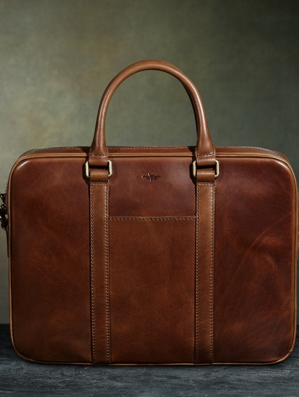 NICE SATCHEL & PAGE FOUNDER CLASSIC BRIEFCASE LAPTOP BAG